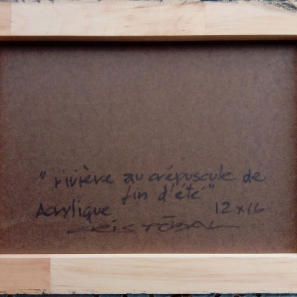 ⚡️HOST PICK‼️⚡️12x16 Original Painting by Juan Cristobal Pinochet - Picture 6 of 8